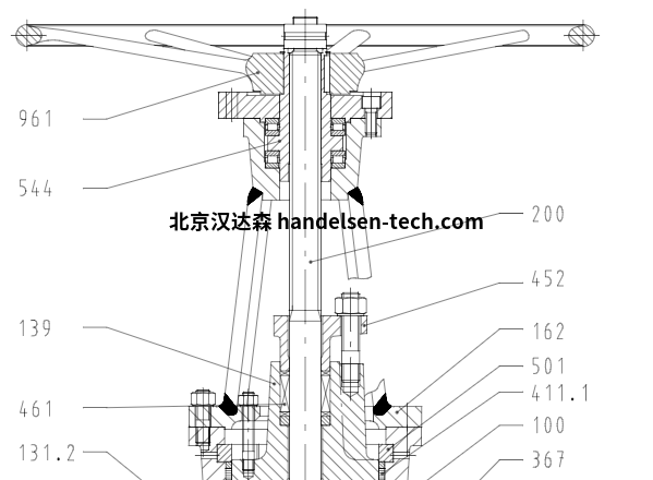 KSB阀门AKG-A剖面图1