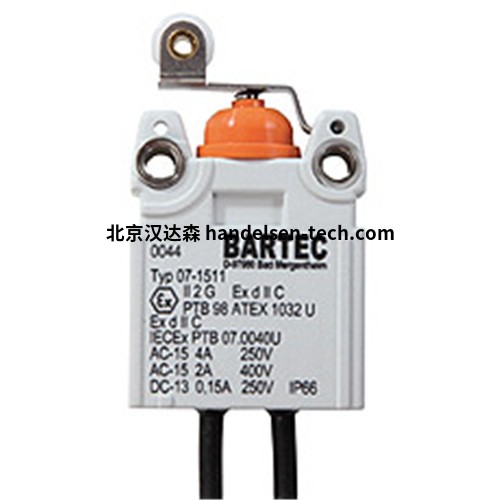 bartec 插入开关07-1511