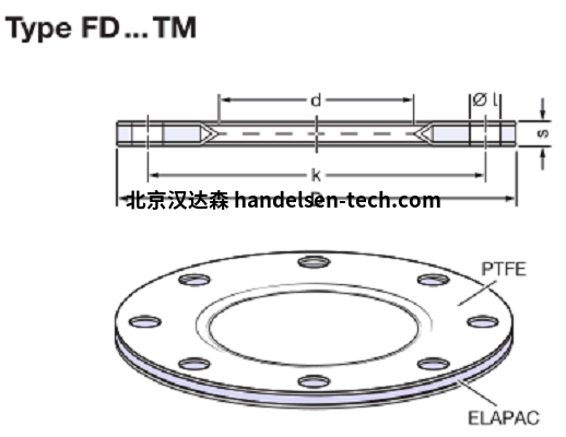 ELAFLEX ELAPAC-FD 圆形法兰密封件 ELAFLEX ELAPAC-FD 圆形法兰密封件