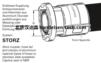 ELAFLEX  STKX Storz' 软管接头