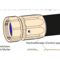 德国螺纹连接ELAFLEX V螺母接头
