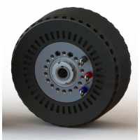 斯洛文尼亚 EMRAX 228 型轴向磁通电机，适用运输无人机